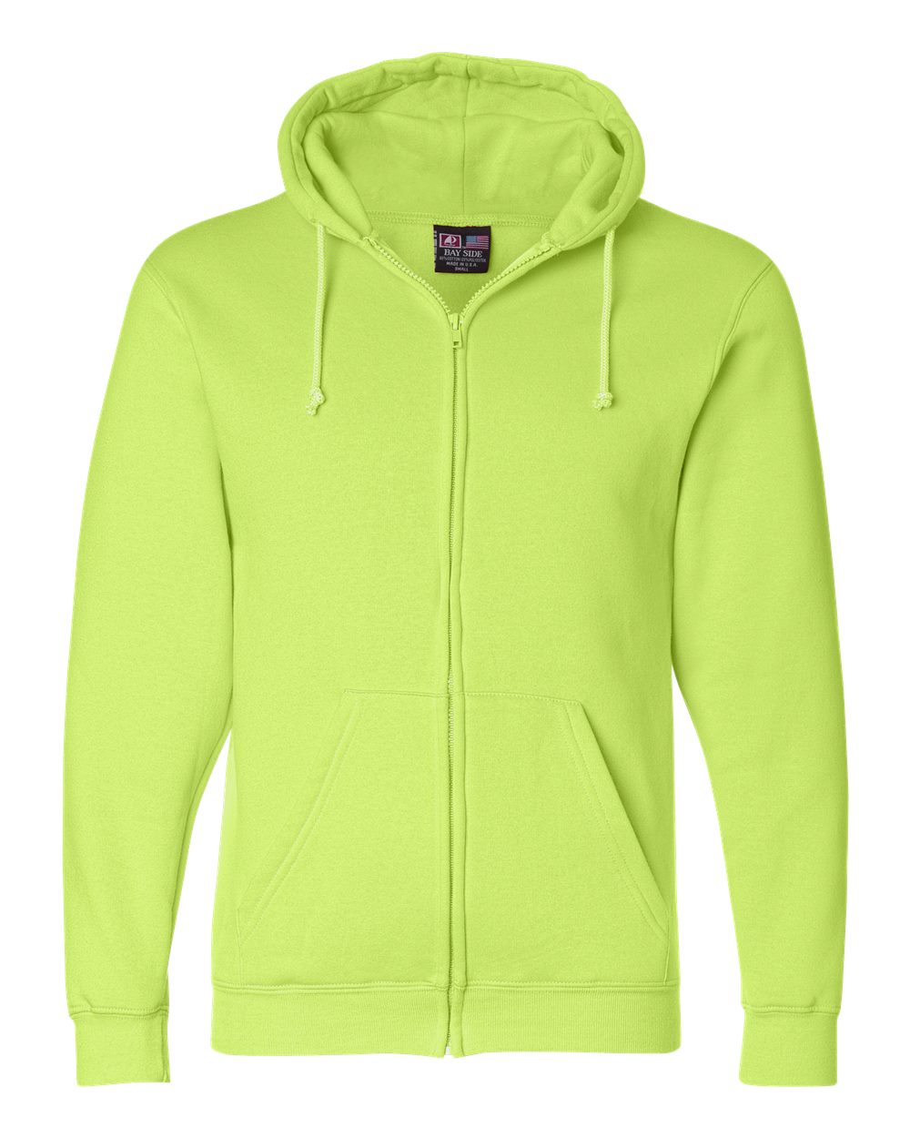 900 Bayside USA-Made Full-Zip Hooded Sweatshirt