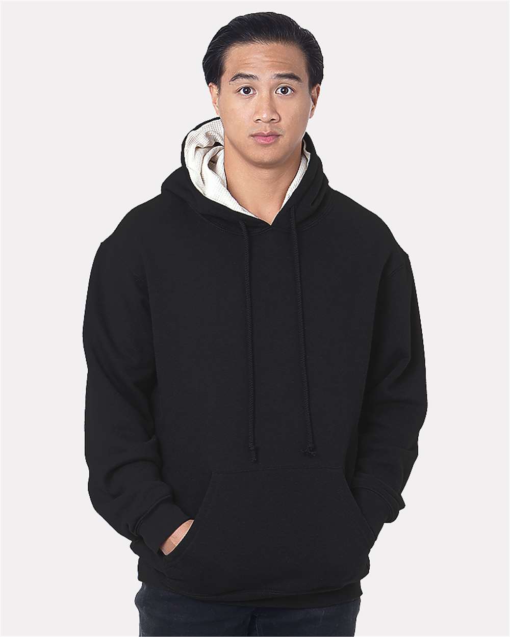930 Bayside USA-Made Super Heavy Thermal Lined Hooded Sweatshirt 930 Bayside USA-Made Super Heavy Thermal Lined Hooded Sweatshirt