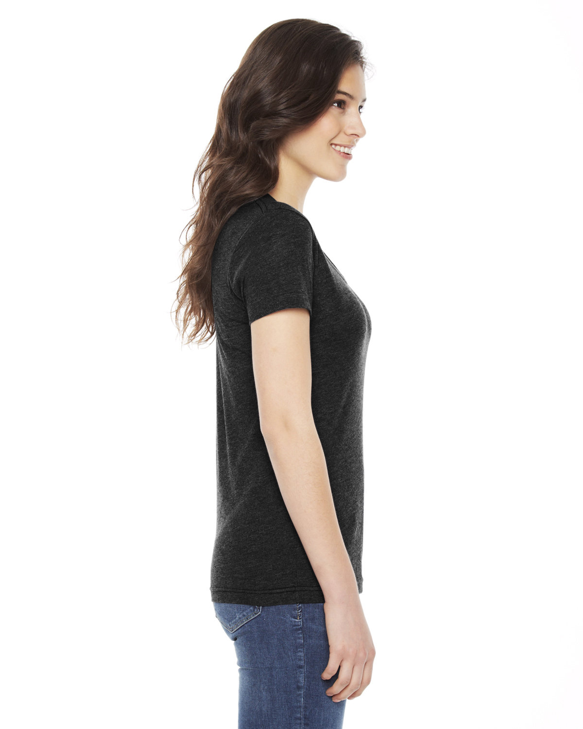 BB301W American Apparel Women’s 50/50 Tee - Siide Image
