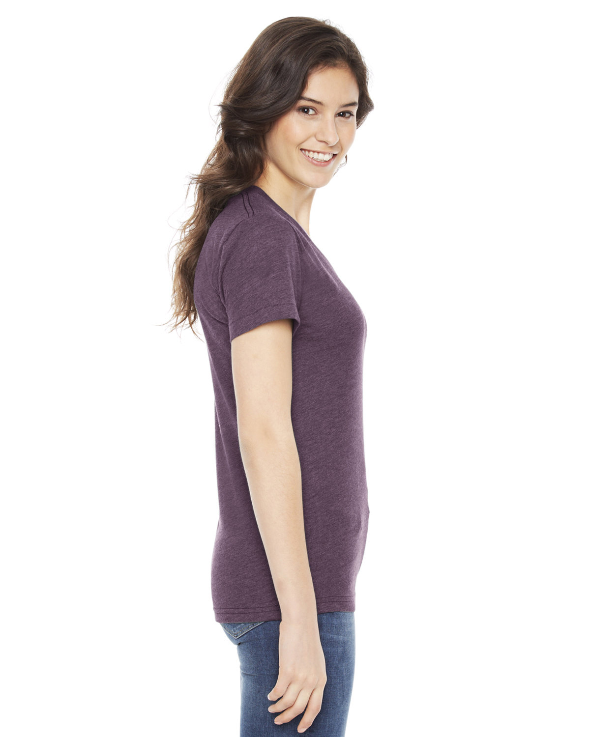 BB301W American Apparel Women’s 50/50 Tee - Siide Image