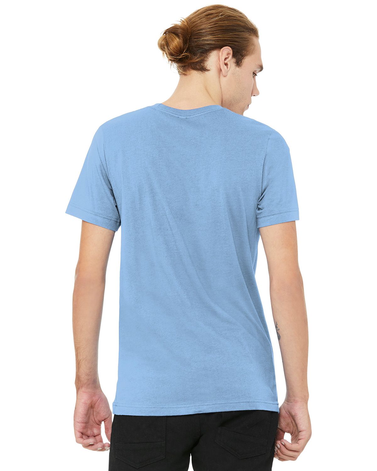 BC3001 Bella + Canvas BELLA+CANVAS Unisex Jersey Short Sleeve Tee. - Back Image