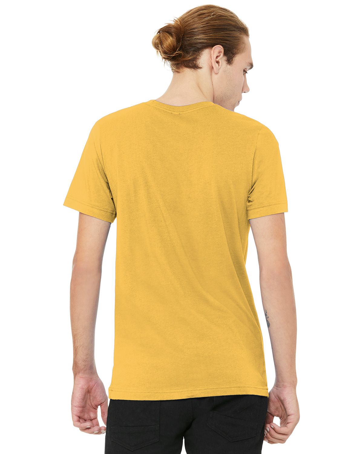 Bella + Canvas BC3001, Bella + Canvas Unisex T-Shirt BC3001 Bella + Canvas BELLA+CANVAS Unisex Jersey Short Sleeve Tee. - Back Image