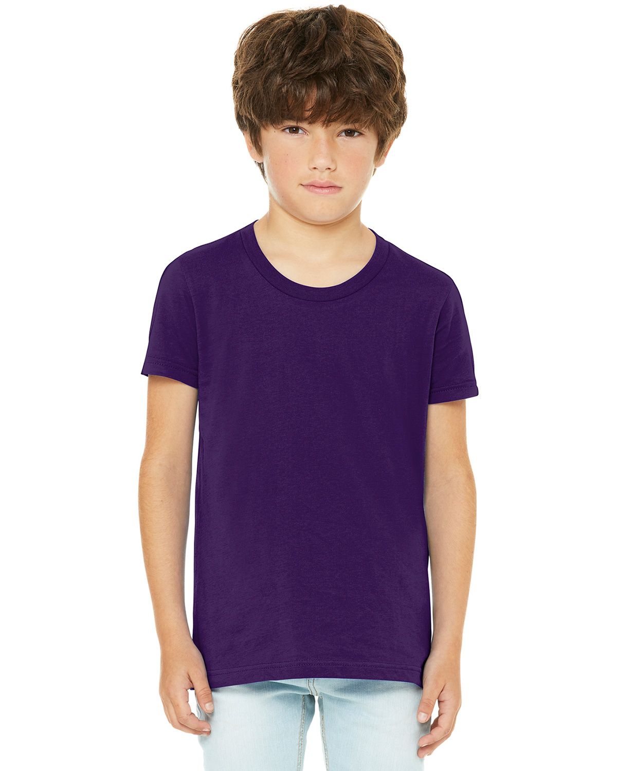 BC3001Y Bella + Canvas BELLA+CANVAS Youth Jersey Short Sleeve Tee.