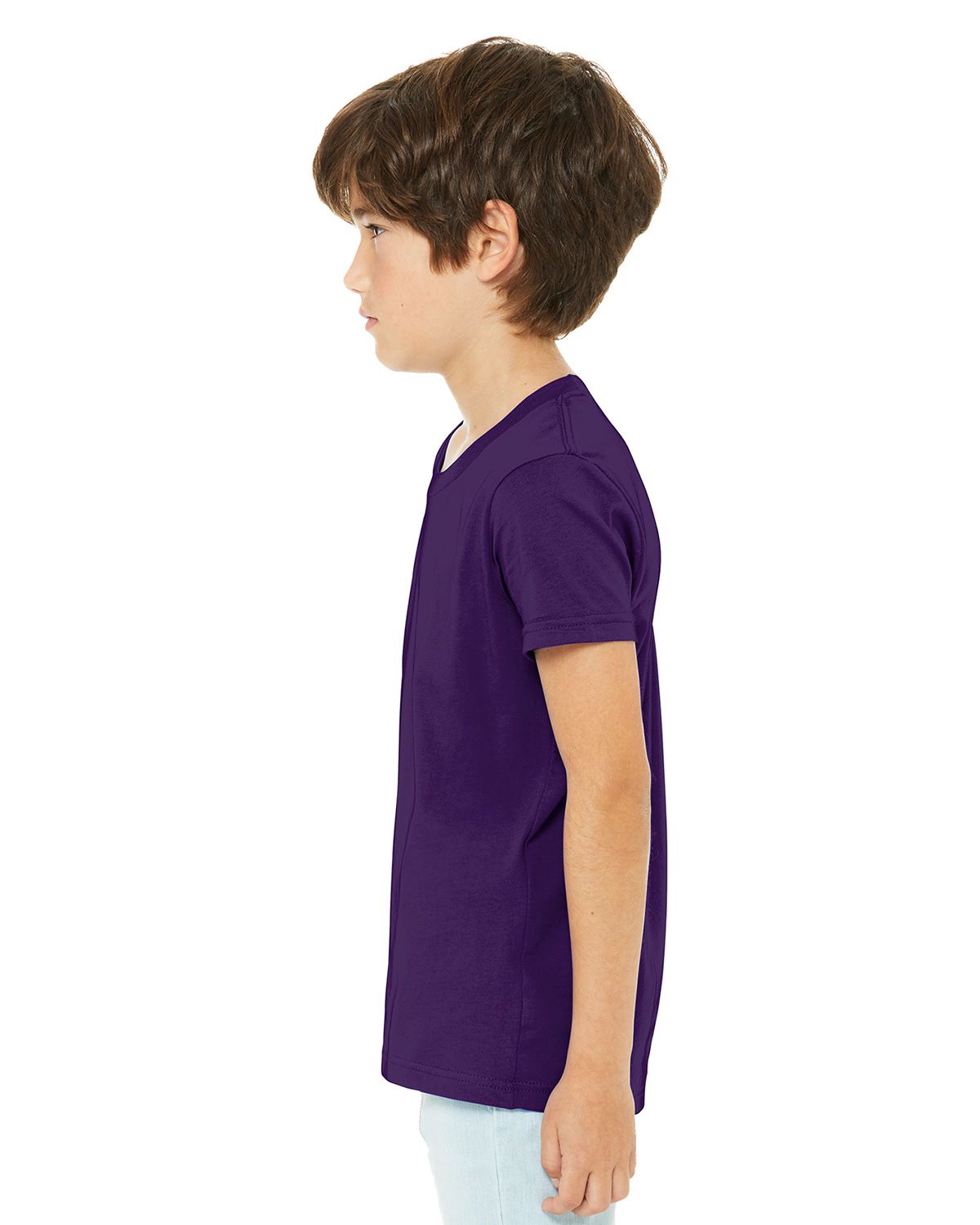 BC3001Y Bella + Canvas BELLA+CANVAS Youth Jersey Short Sleeve Tee. - Siide Image