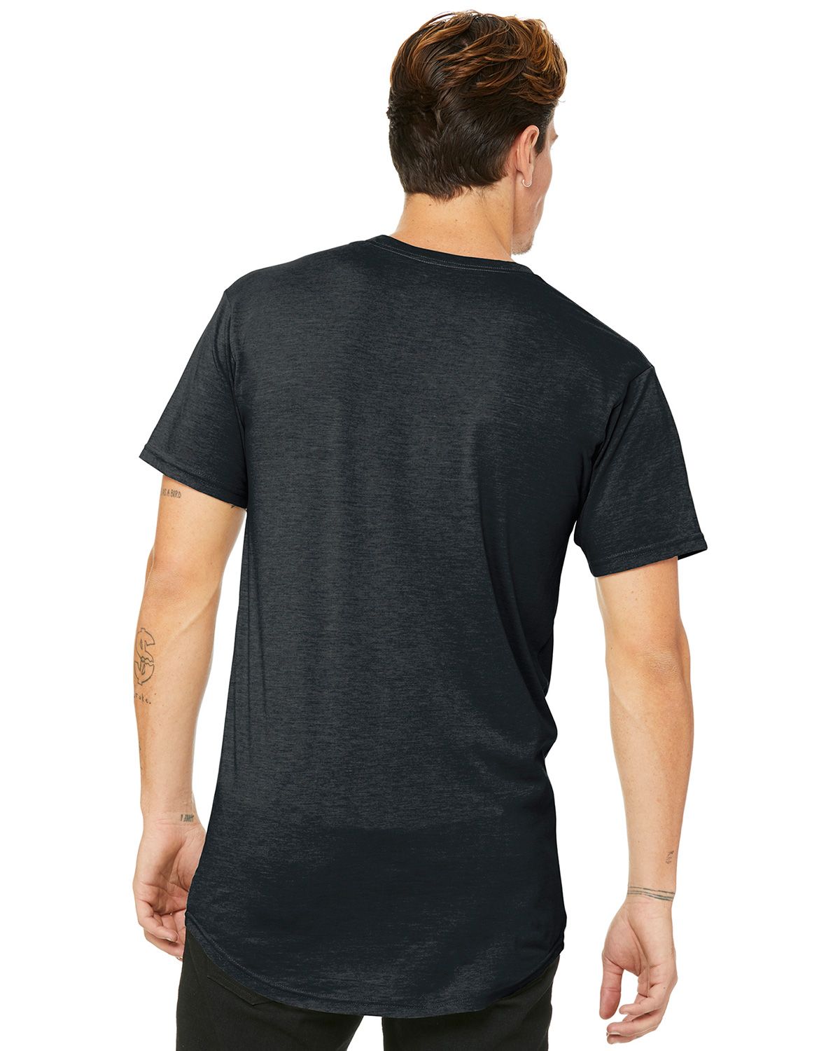 BC3006 Bella + Canvas BELLA+CANVAS Mens Long Body Urban Tee. - Back Image