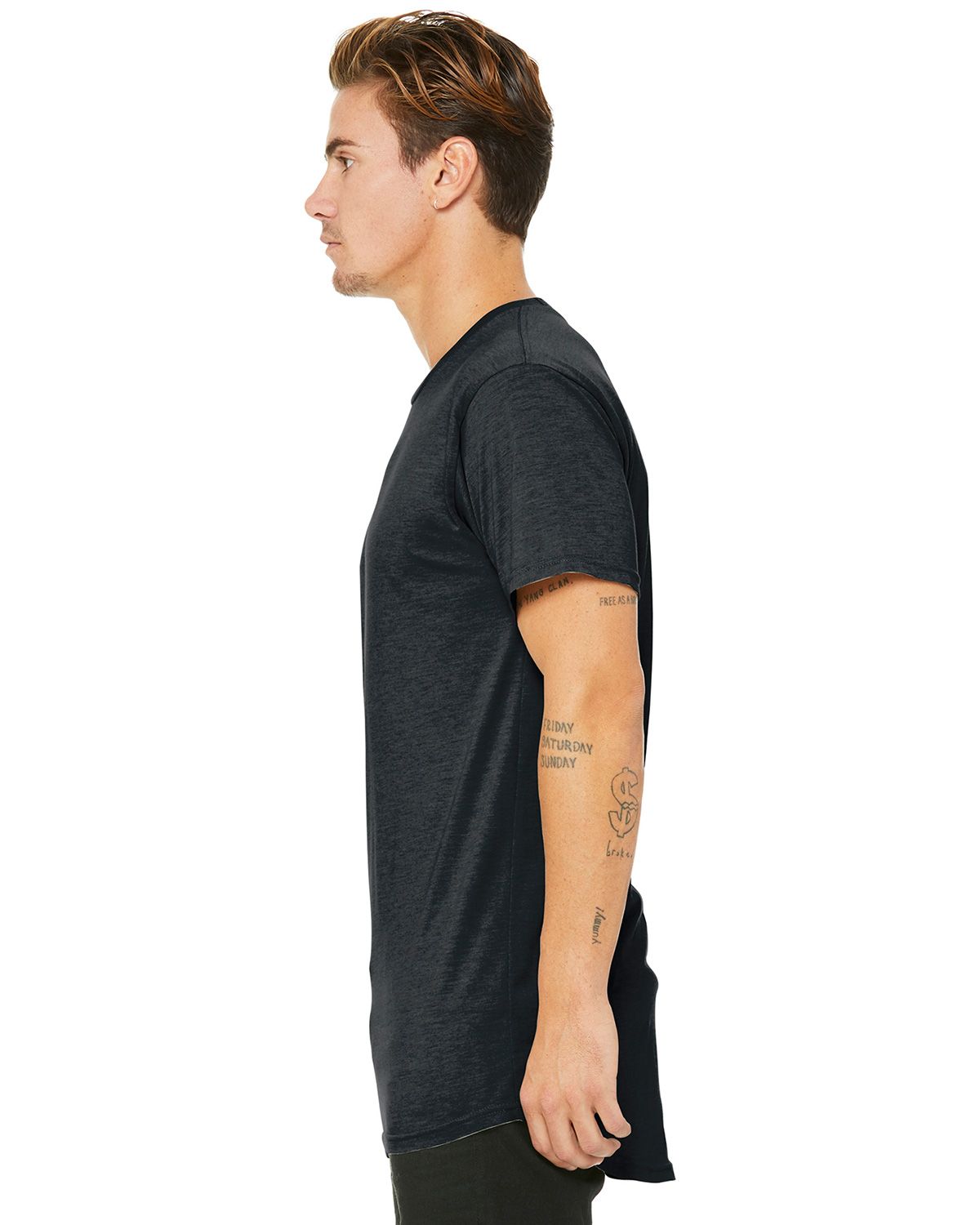 BC3006 Bella + Canvas BELLA+CANVAS Mens Long Body Urban Tee. - Siide Image
