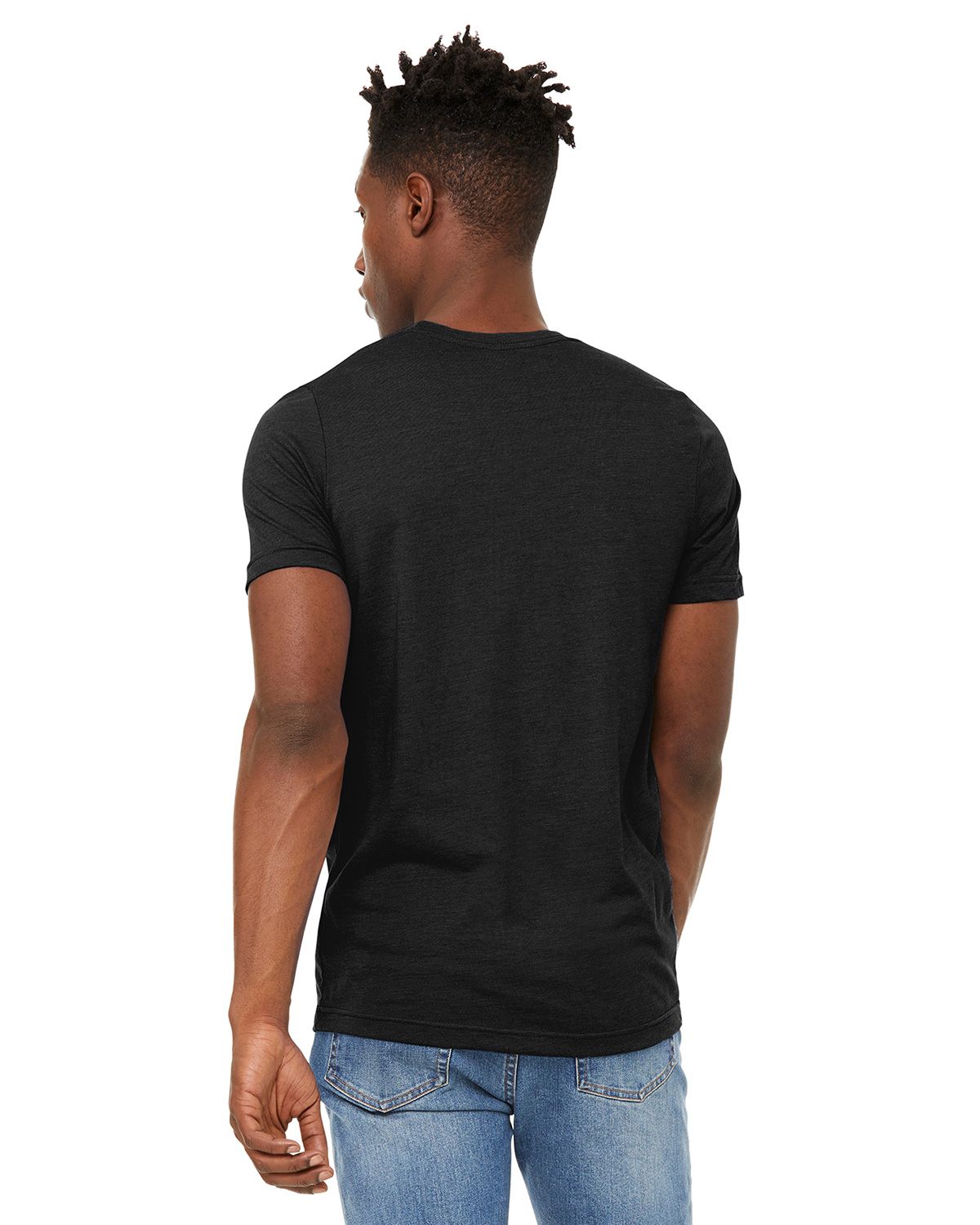 BC3301 Bella + Canvas BELLA+CANVAS Unisex Sueded Tee. - Back Image