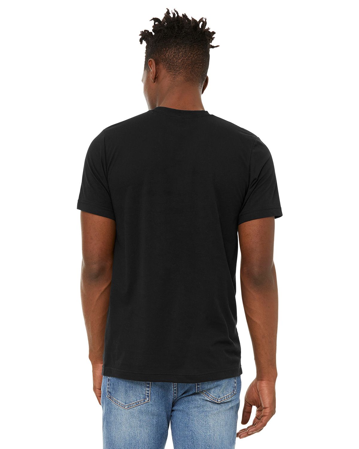 BC3301 Bella + Canvas BELLA+CANVAS Unisex Sueded Tee. - Back Image