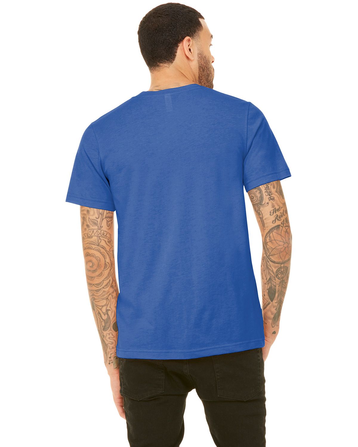 BC3413 Bella + Canvas BELLA+CANVAS Unisex Triblend Short Sleeve Tee. BC3413 Bella + Canvas BELLA+CANVAS Unisex Triblend Short Sleeve Tee. - Back Image