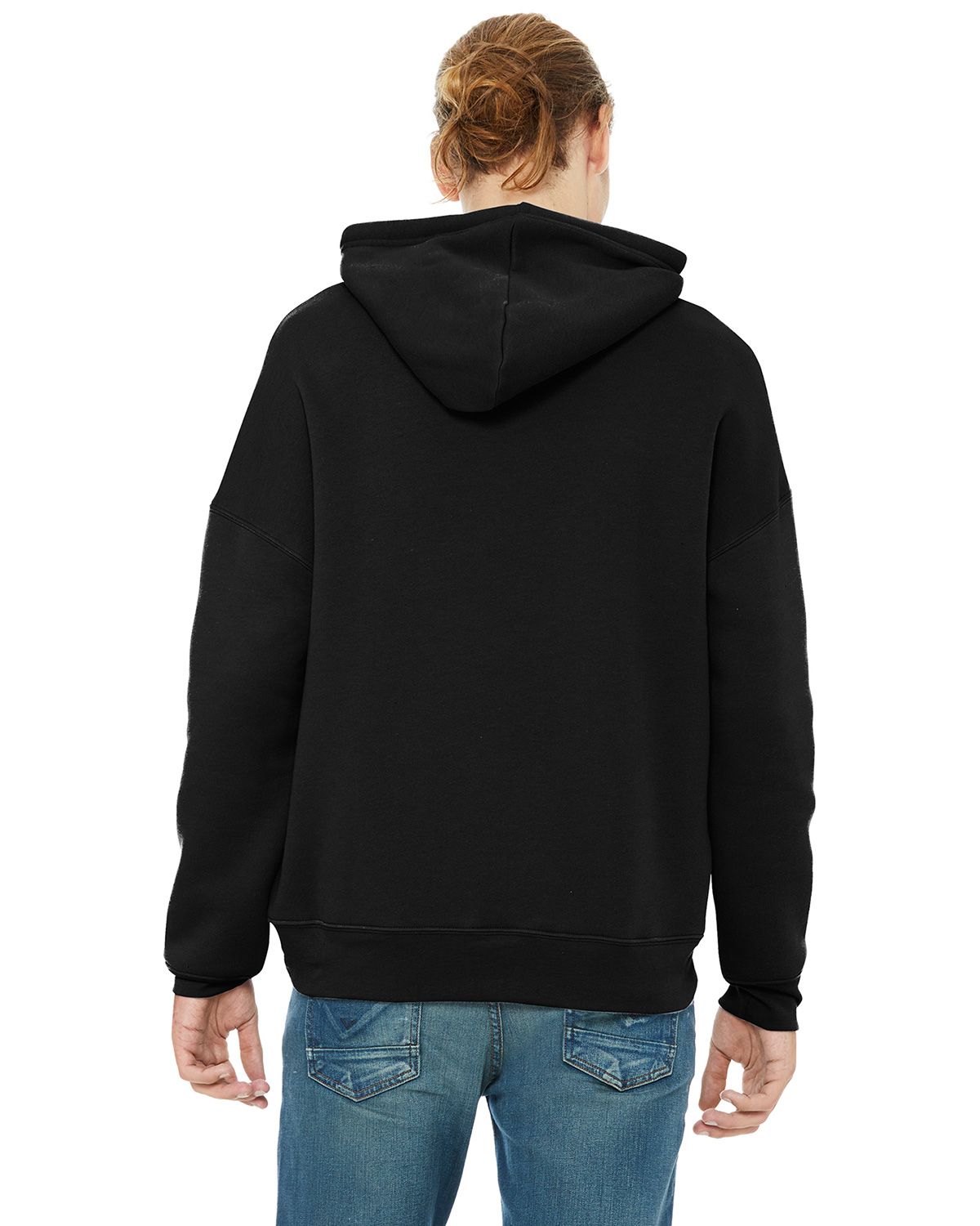 BC3729 Bella + Canvas BELLA+CANVAS Unisex Sponge Fleece Pullover DTM Hoodie. - Back Image