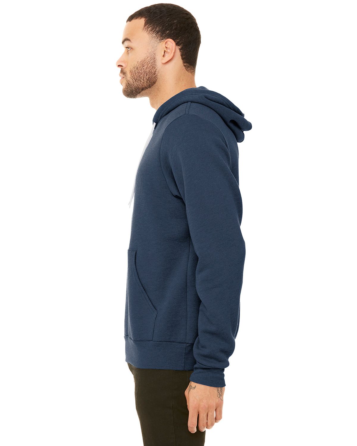 BC3739 Bella + Canvas BELLA+CANVAS Unisex Sponge Fleece Full-Zip Hoodie. - Siide Image