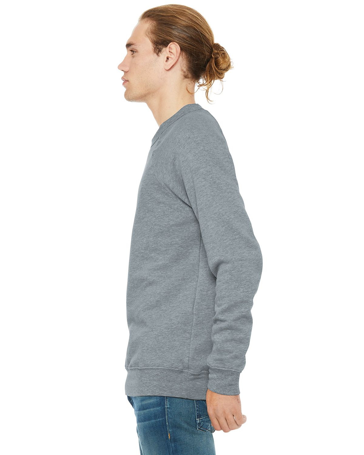 BC3901 Bella + Canvas BELLA+CANVAS Unisex Sponge Fleece Raglan Sweatshirt. BC3901 Bella + Canvas BELLA+CANVAS Unisex Sponge Fleece Raglan Sweatshirt. - Siide Image