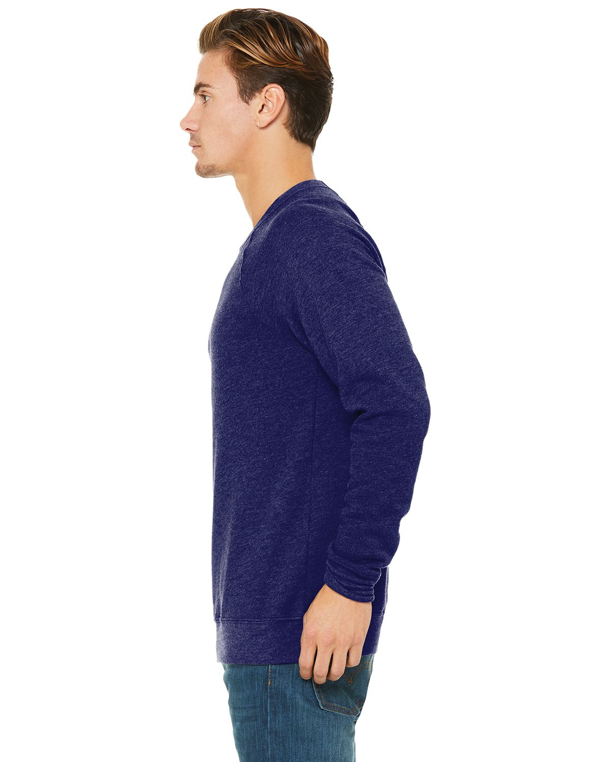 BC3901 Bella + Canvas BELLA+CANVAS Unisex Sponge Fleece Raglan Sweatshirt. - Siide Image