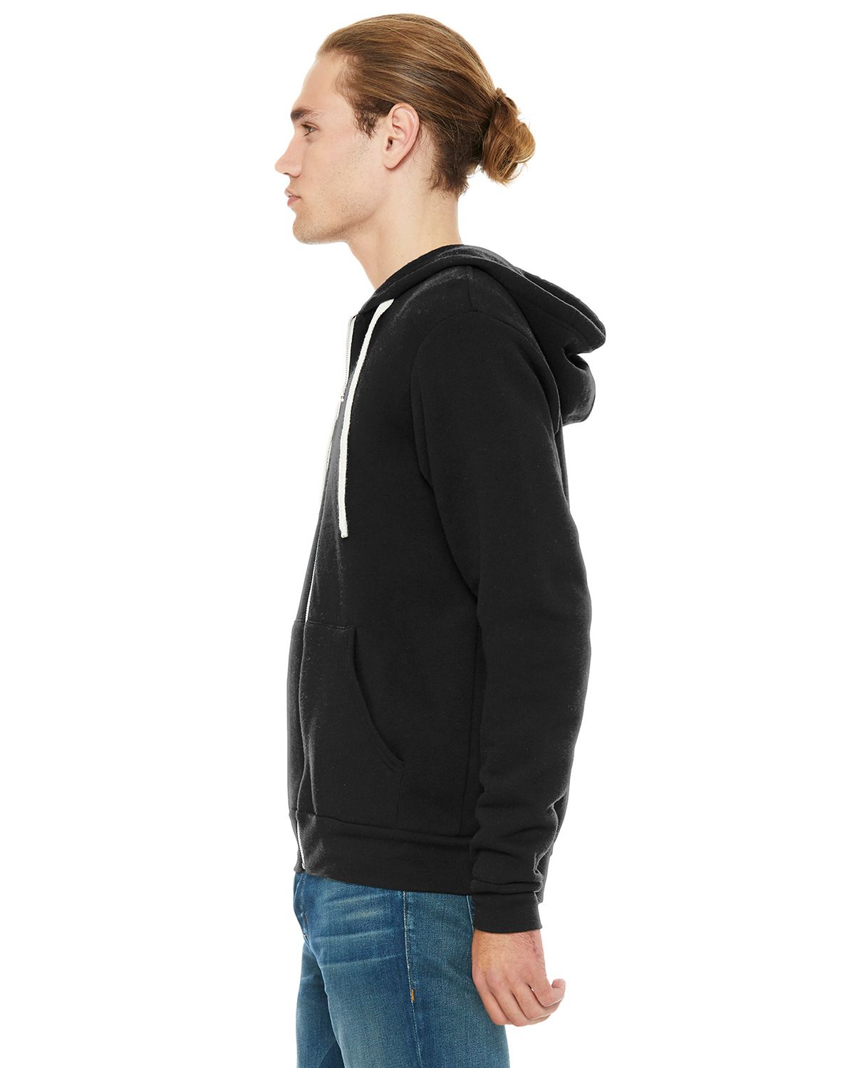 BC3909 Bella + Canvas BELLA+CANVAS Unisex Triblend Sponge Fleece Full-Zip Hoodie. - Siide Image