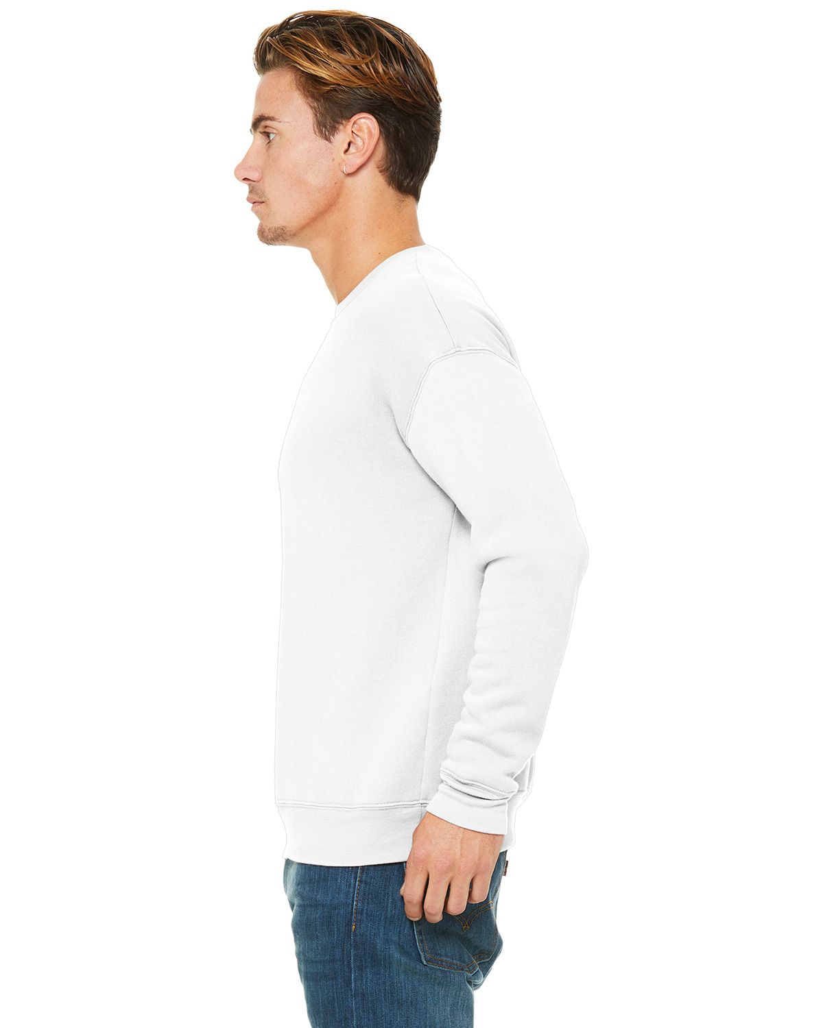 BC3945 Bella + Canvas BELLA+CANVAS Unisex Sponge Fleece Drop Shoulder Sweatshirt. - Siide Image
