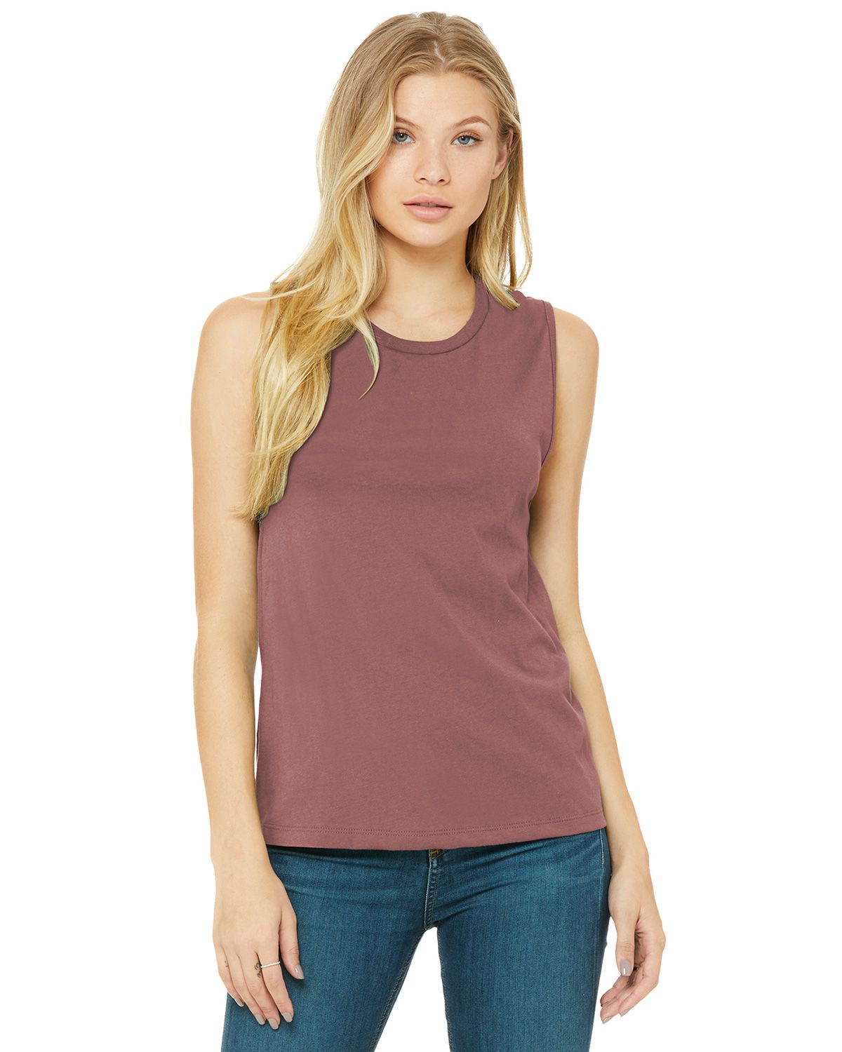 BC6003 Bella + Canvas BELLA+CANVAS Womens Jersey Muscle Tank. Zoom Image