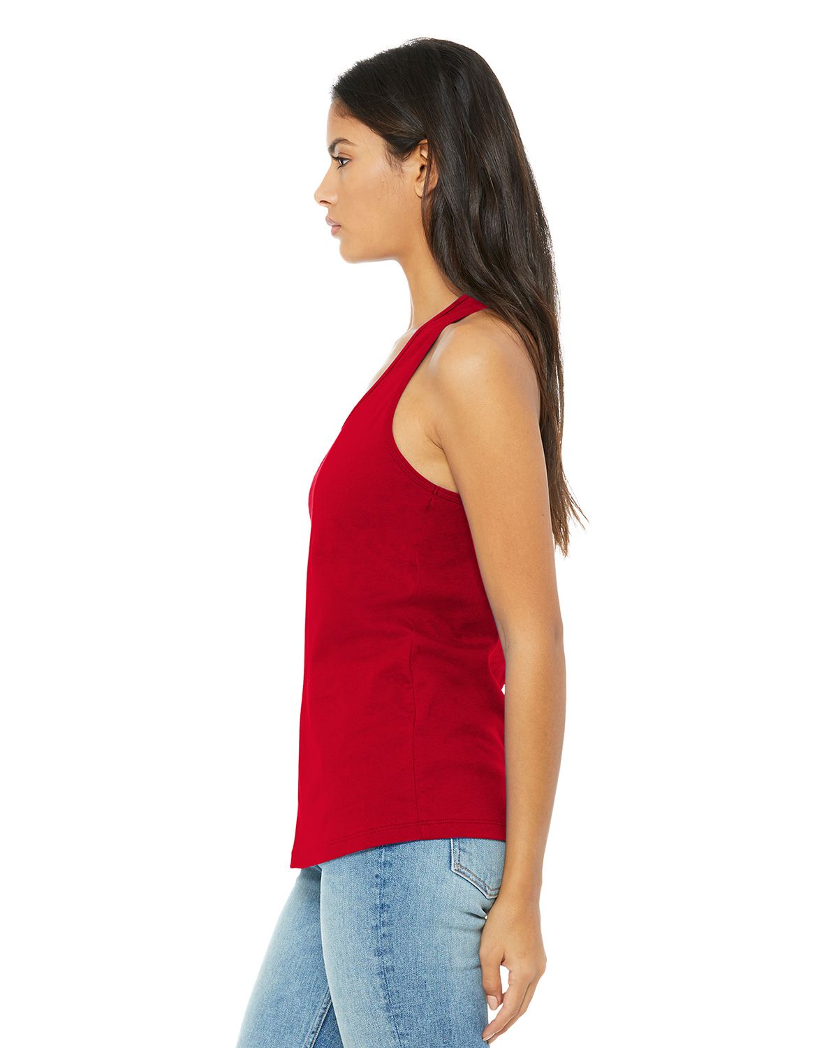 BC6008 Bella + Canvas BELLA+CANVAS Womens Jersey Racerback Tank. - Siide Image