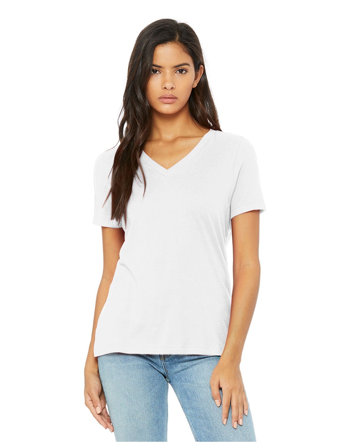 BC6405 Bella + Canvas BELLA+CANVAS Womens Relaxed Jersey Short Sleeve V-Neck Tee. BC6405 Bella + Canvas BELLA+CANVAS Womens Relaxed Jersey Short Sleeve V-Neck Tee.
