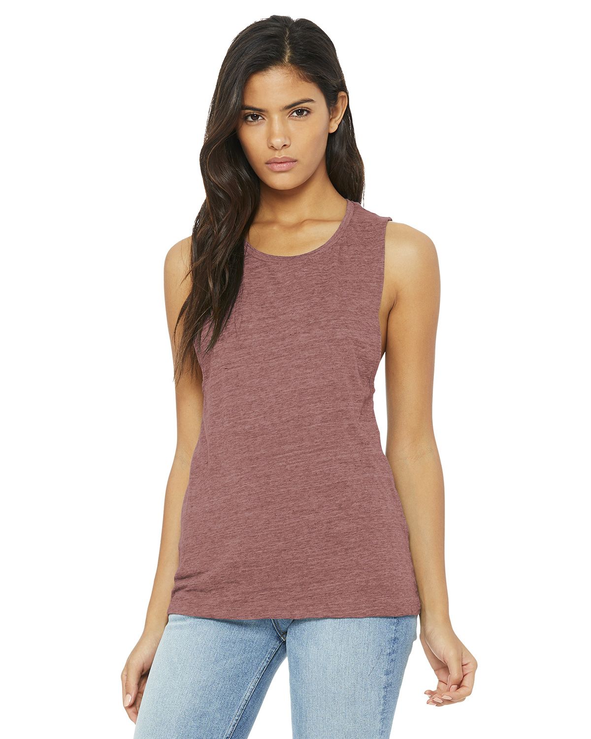 BC8803 Bella + Canvas BELLA+CANVAS Womens Flowy Scoop Muscle Tank.
