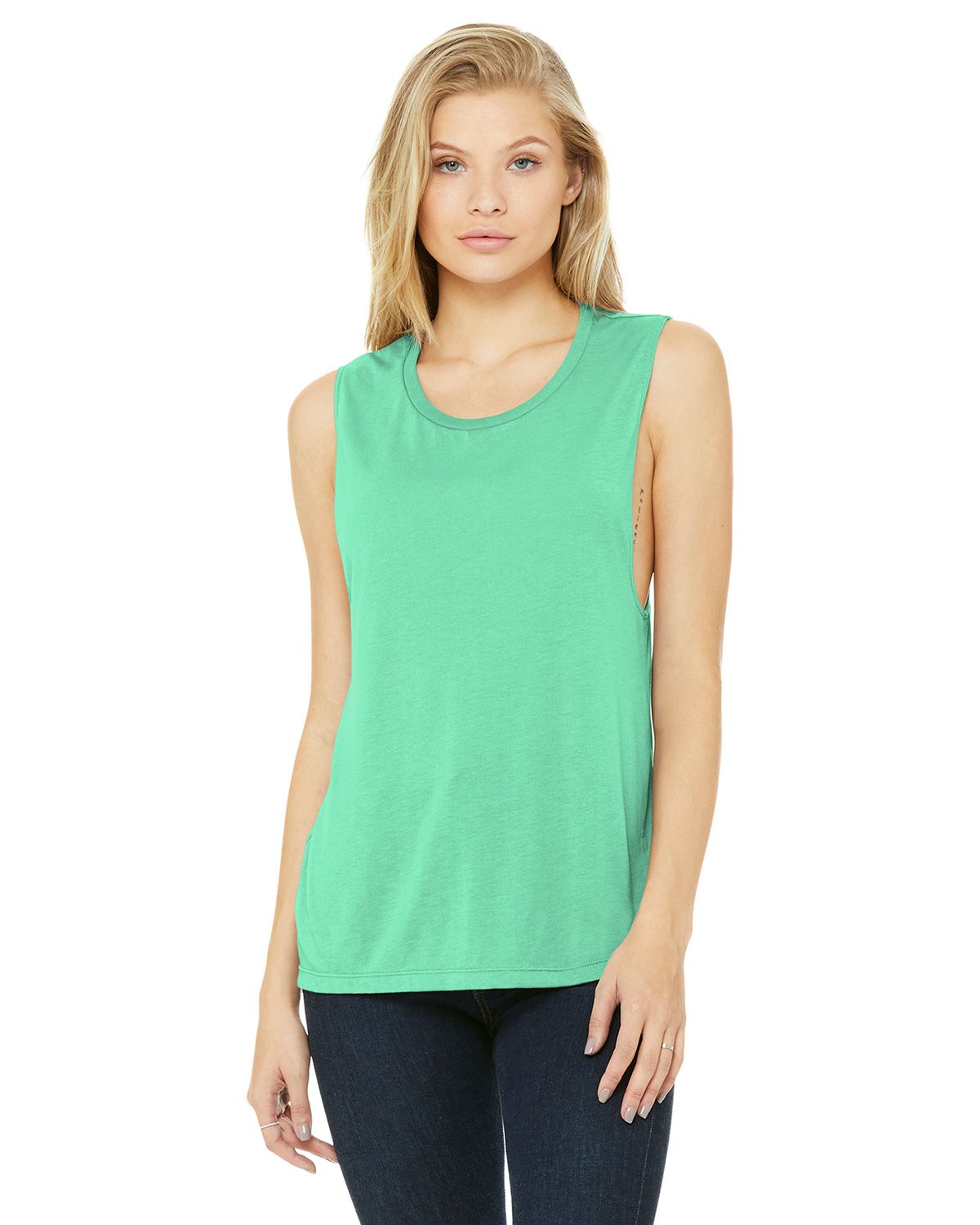 BC8803 Bella + Canvas BELLA+CANVAS Womens Flowy Scoop Muscle Tank. BC8803 Bella + Canvas BELLA+CANVAS Womens Flowy Scoop Muscle Tank.