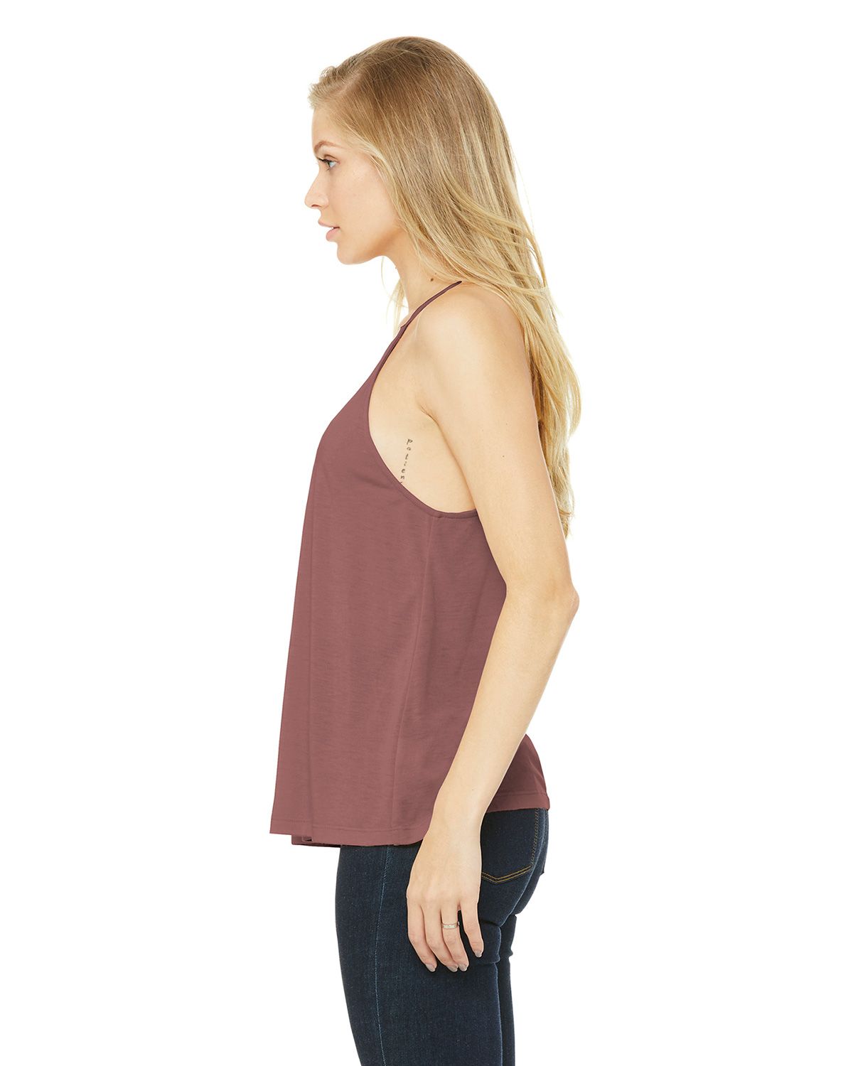 BC8809 Bella + Canvas BELLA+CANVAS Womens Flowy High-Neck Tank. - Siide Image