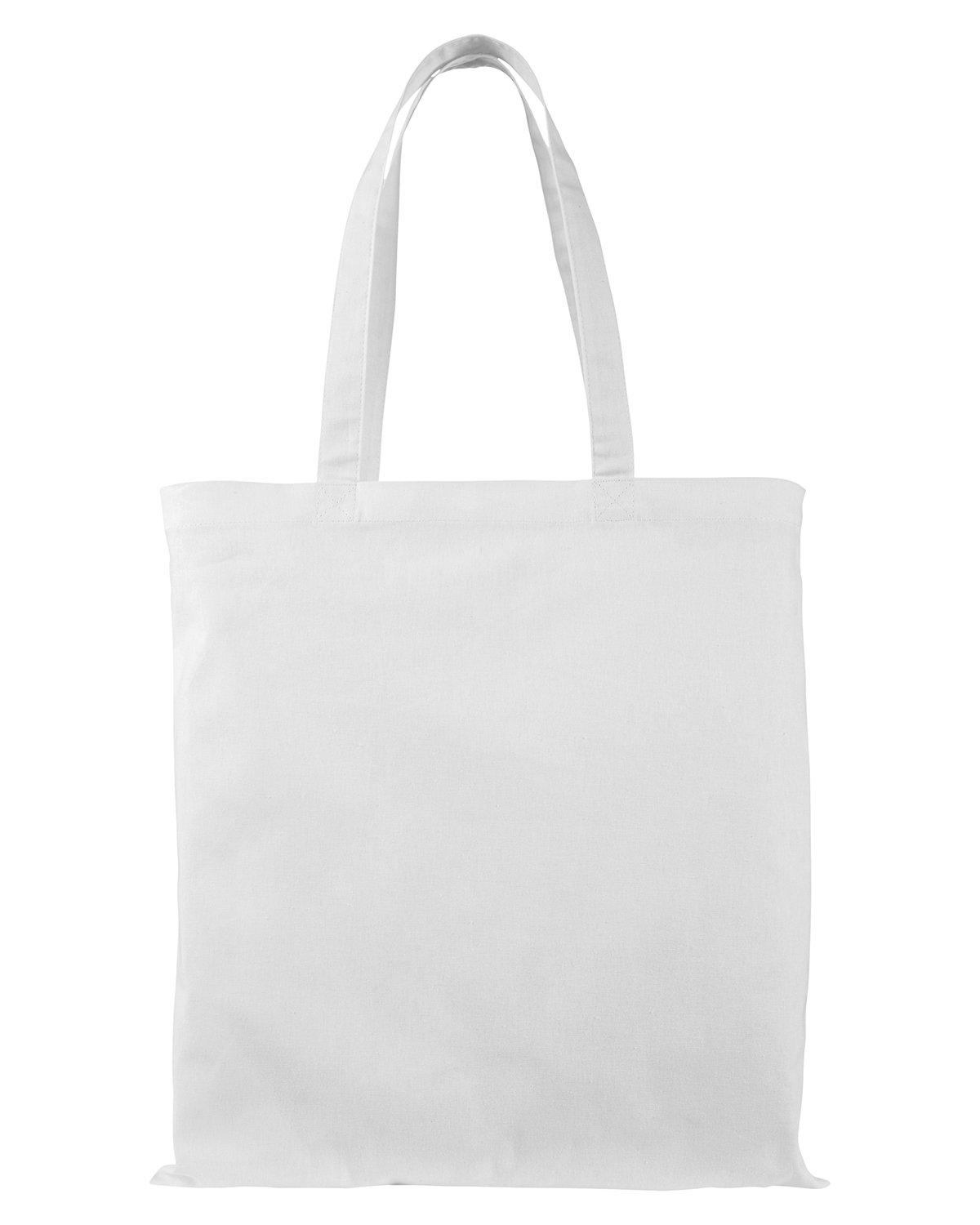 BE007 BAGedge 6 oz. Canvas Promo Tote - Back Image