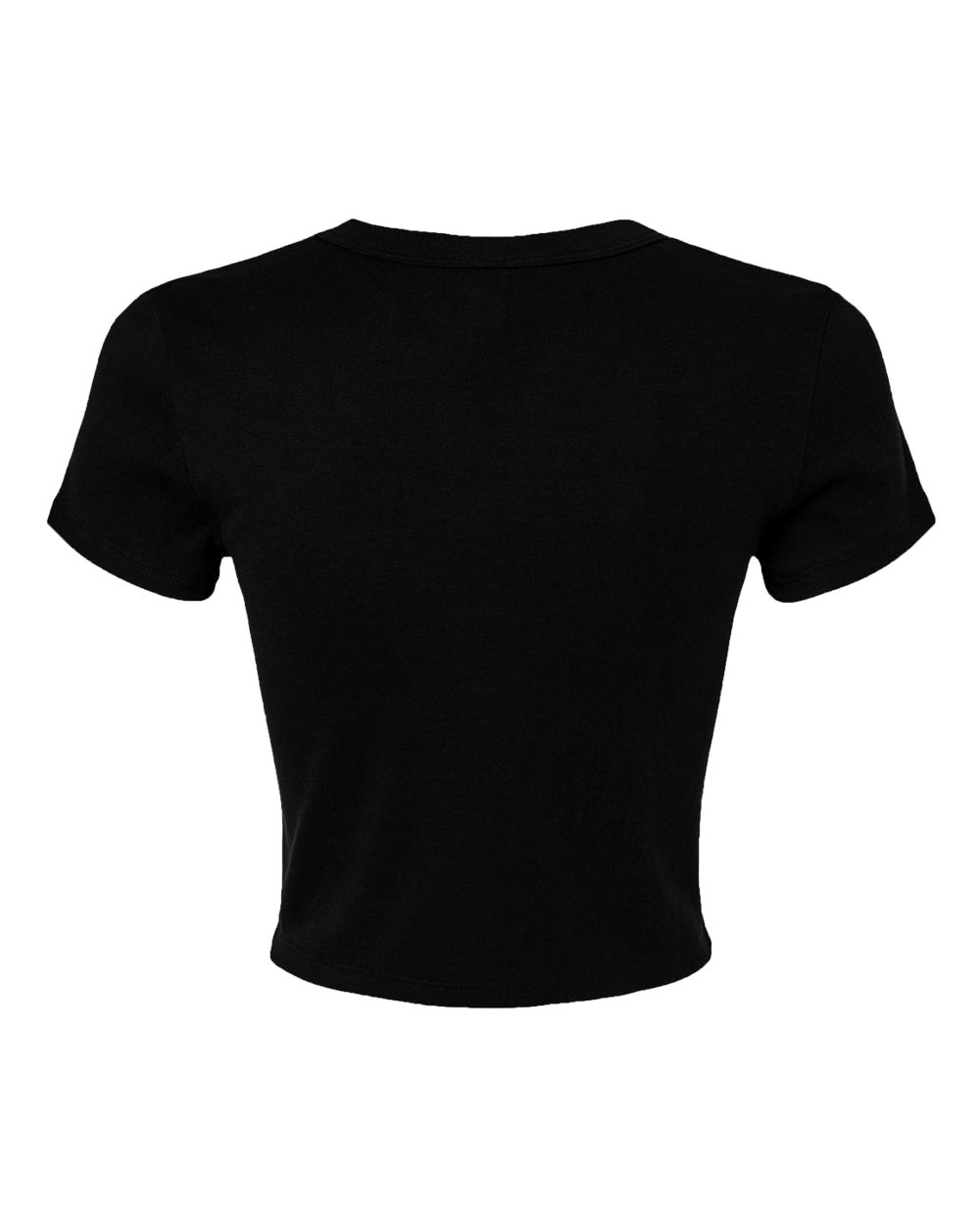 1010 Bella + Canvas Women's Micro Rib Baby Tee - Back Image