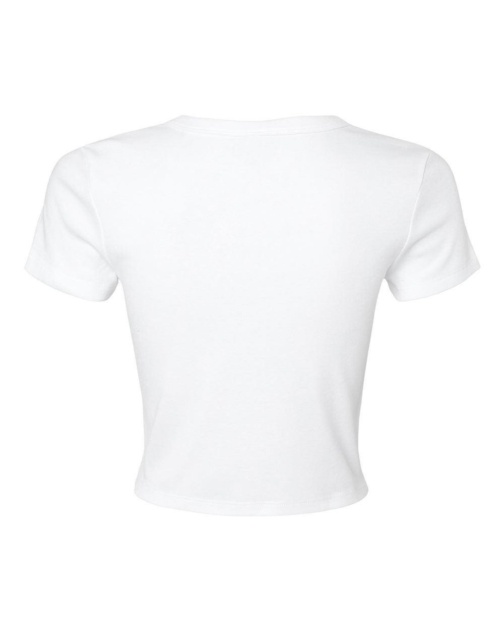1010 Bella + Canvas Women's Micro Rib Baby Tee - Back Image
