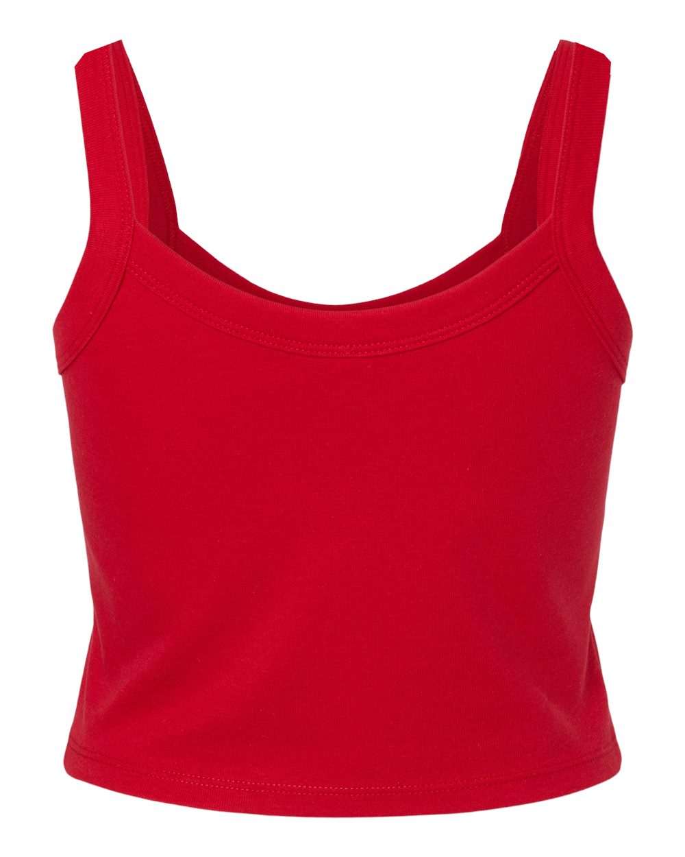 1012 Bella + Canvas Women’s Micro Rib Thick Spaghetti Strap Tank - Back Image