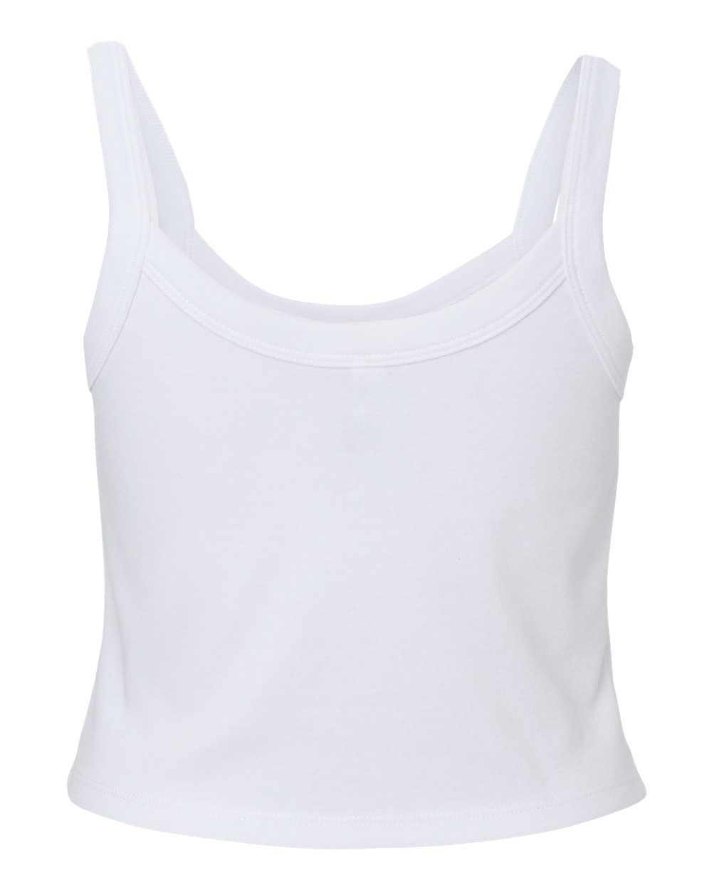 1012 Bella + Canvas Women’s Micro Rib Thick Spaghetti Strap Tank - Back Image