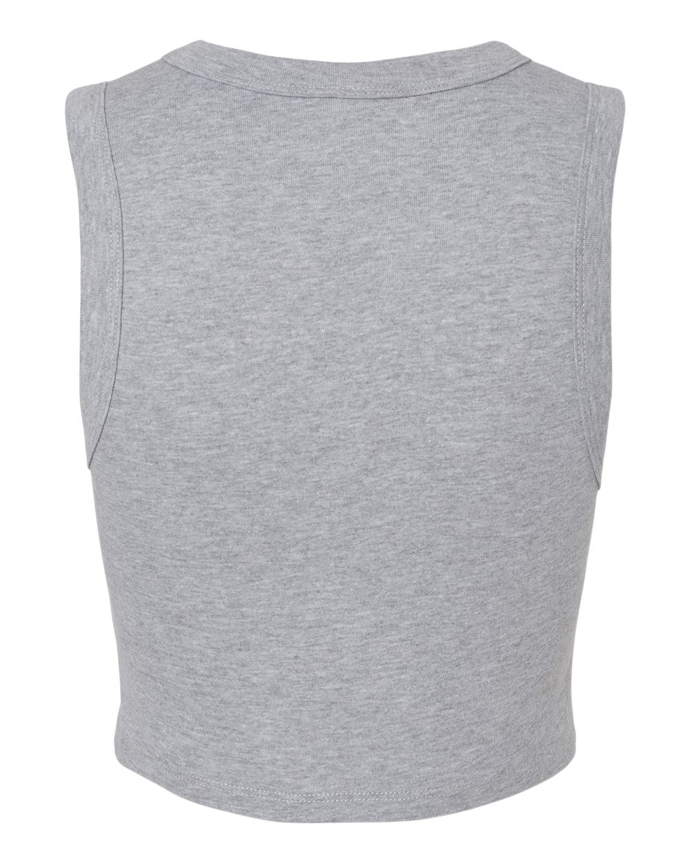 1013 Bella + Canvas Womens Micro Rib Muscle Crop Tank - Back Image