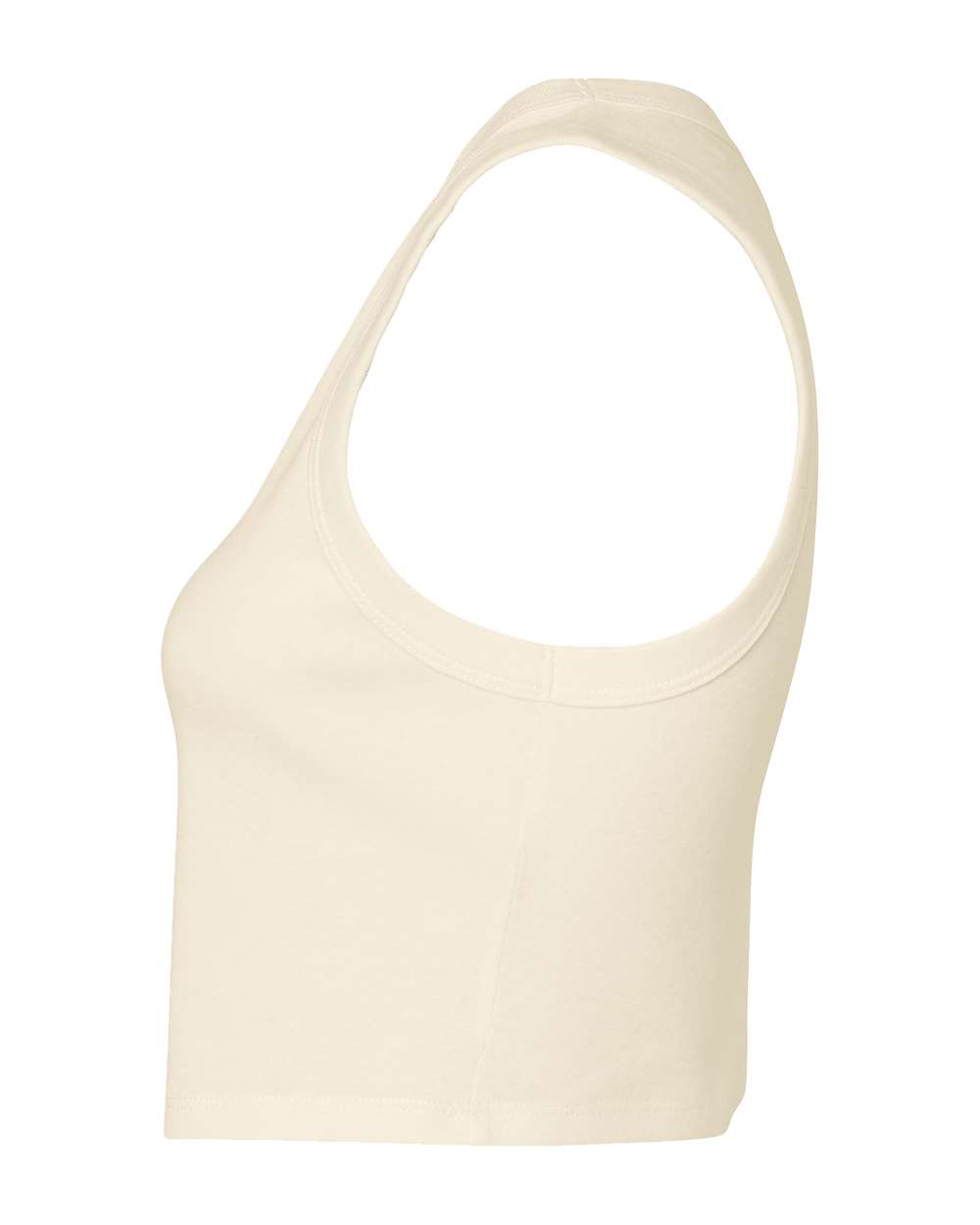 1013 Bella + Canvas Womens Micro Rib Muscle Crop Tank - Siide Image