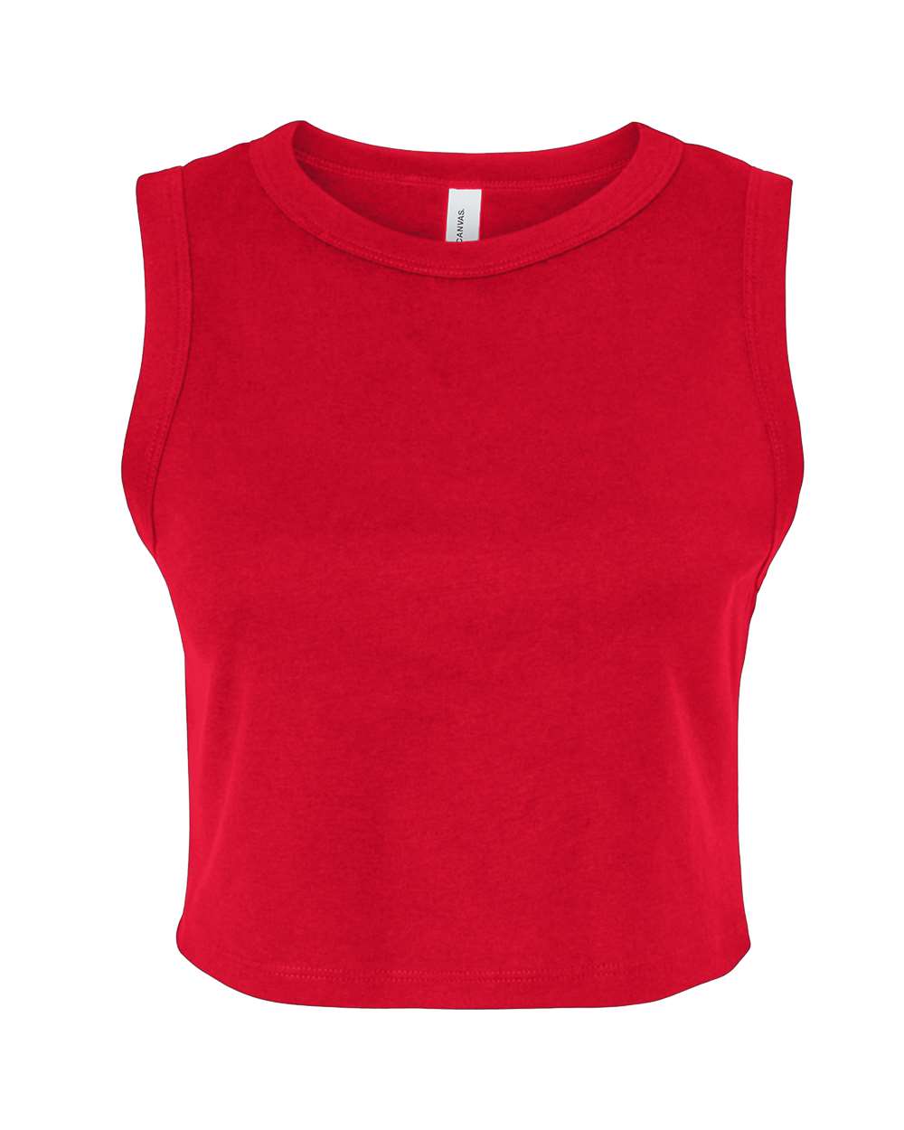 1013 Bella + Canvas Womens Micro Rib Muscle Crop Tank Zoom Image