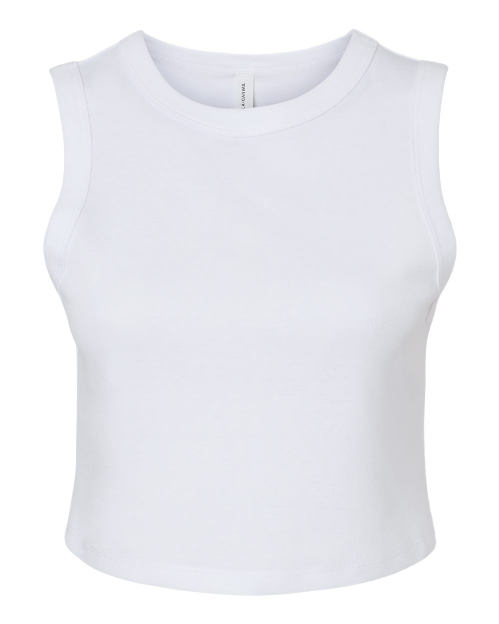 1013 Bella + Canvas Womens Micro Rib Muscle Crop Tank 1013 Bella + Canvas Womens Micro Rib Muscle Crop Tank