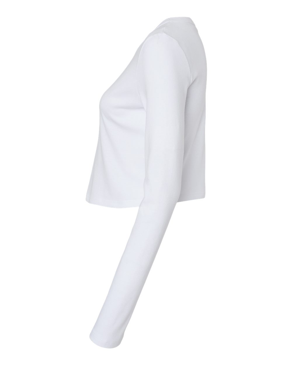 1501 Bella + Canvas Womens Micro Rib Long Sleeve Baby Tee 1501 Bella + Canvas Womens Micro Rib Long Sleeve Baby Tee - Siide Image