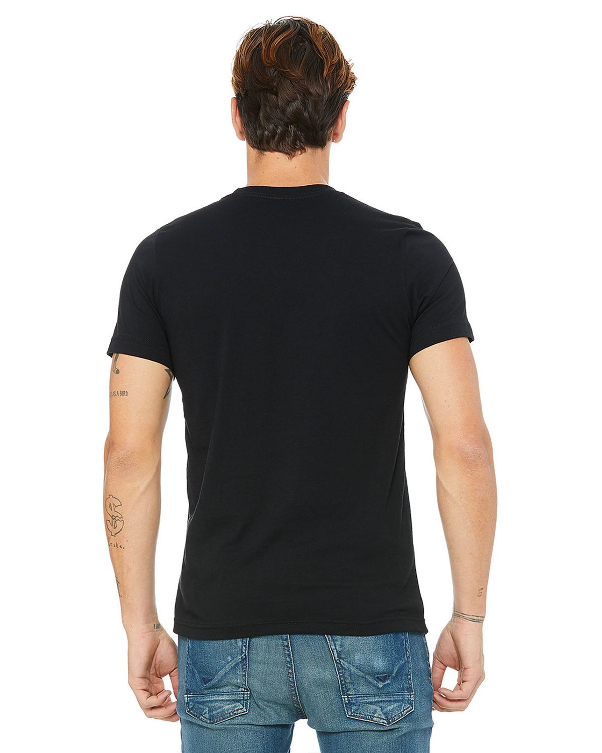 3001 Bella + Canvas Unisex Jersey Tee - Back Image
