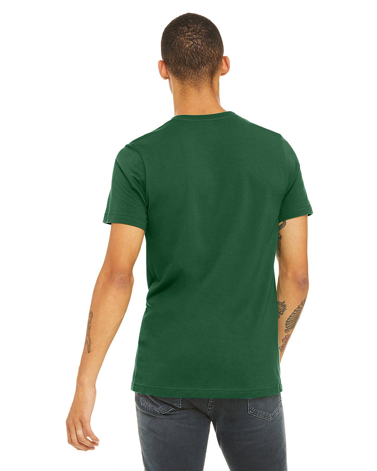 3001 Bella + Canvas Unisex Jersey Tee - Back Image