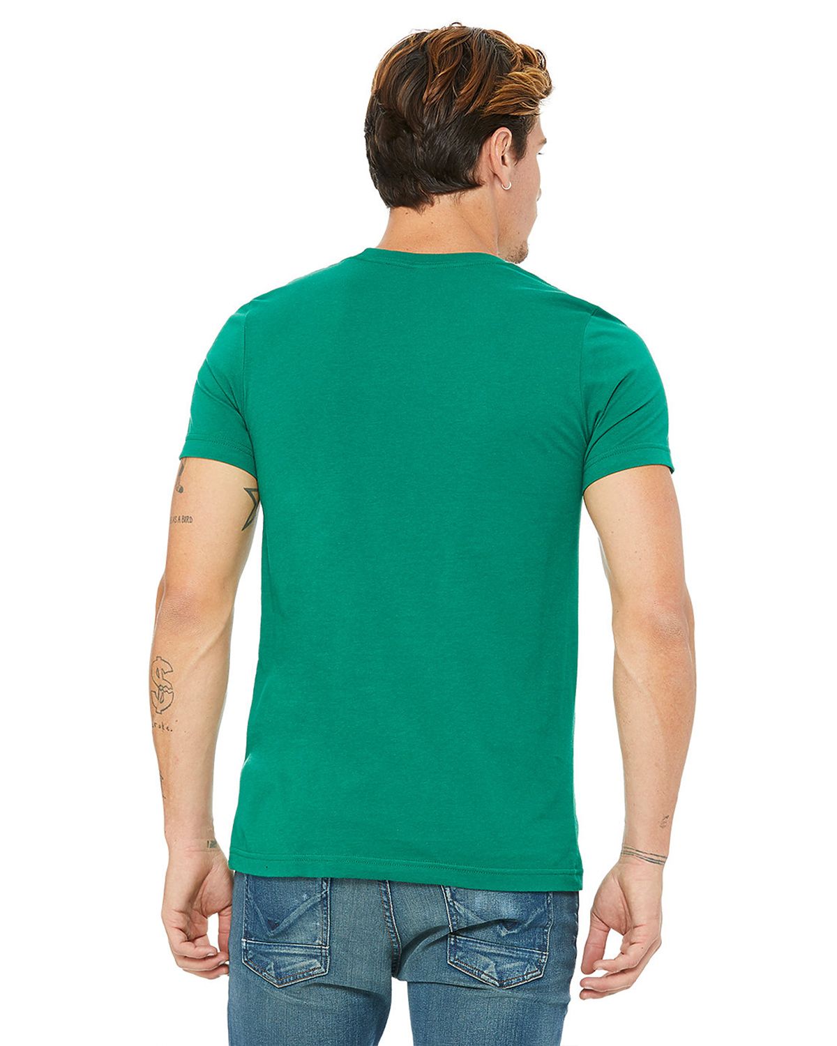 Bella + Canvas Direct to Film (DTF) 3001 Unisex Jersey Tee - Back Image