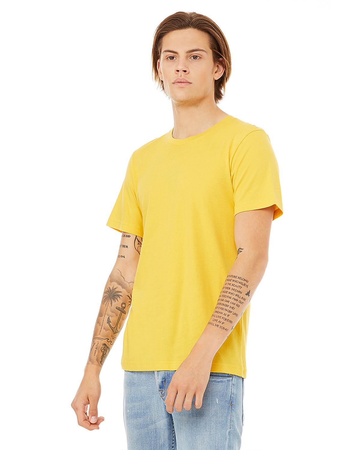 3001 Bella + Canvas Unisex Jersey Short-Sleeve Crewneck Tee 3001 Bella + Canvas Unisex Jersey Short-Sleeve Crewneck Tee - Siide Image
