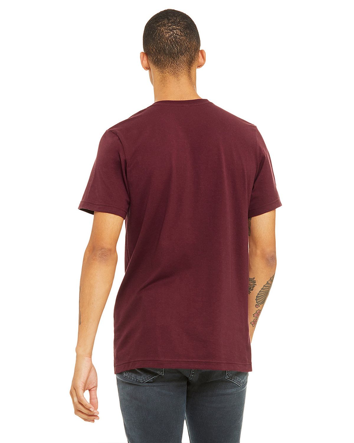 3001 Bella + Canvas Unisex Jersey Tee - Back Image