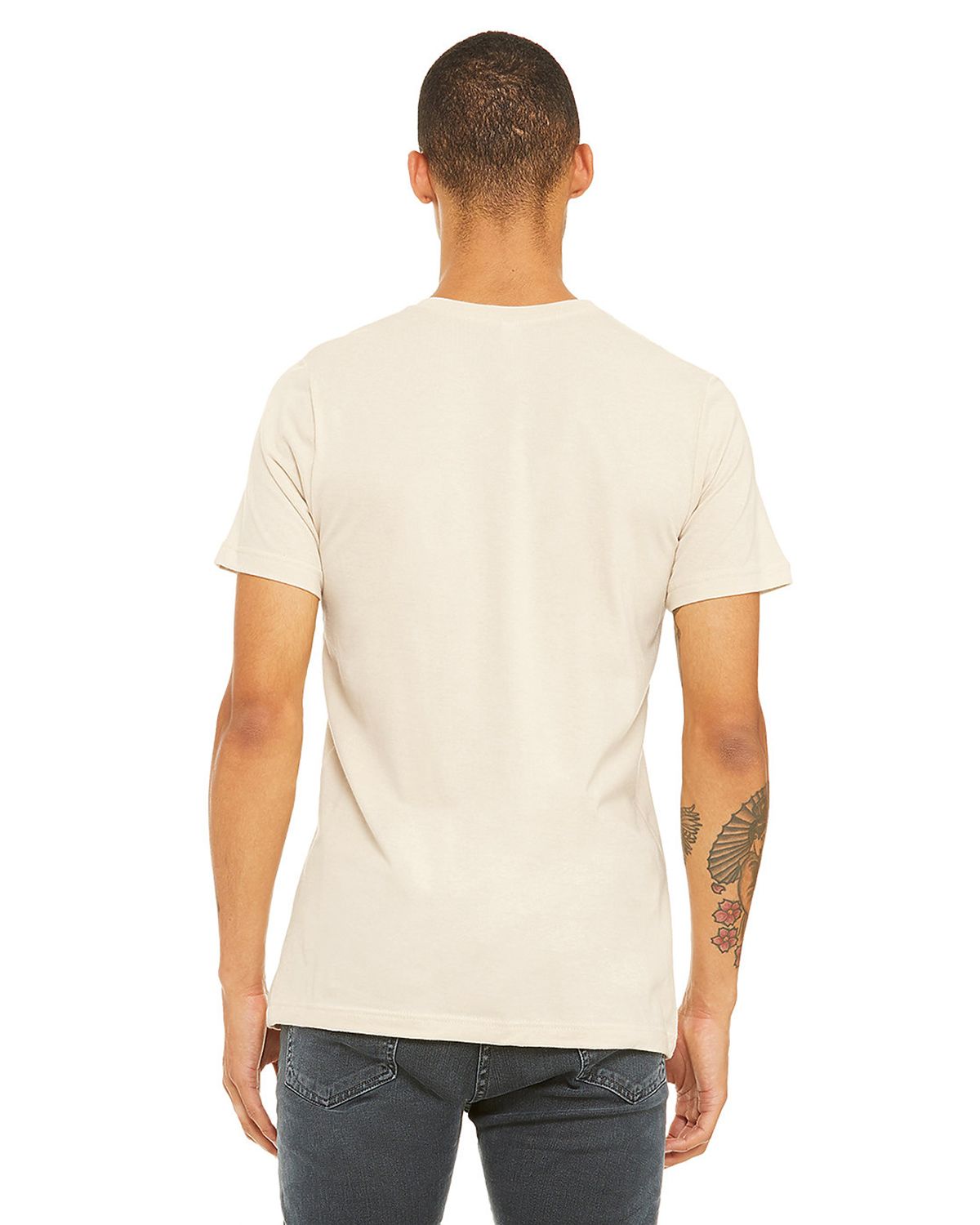 3001 Bella + Canvas Unisex Jersey Tee - Back Image