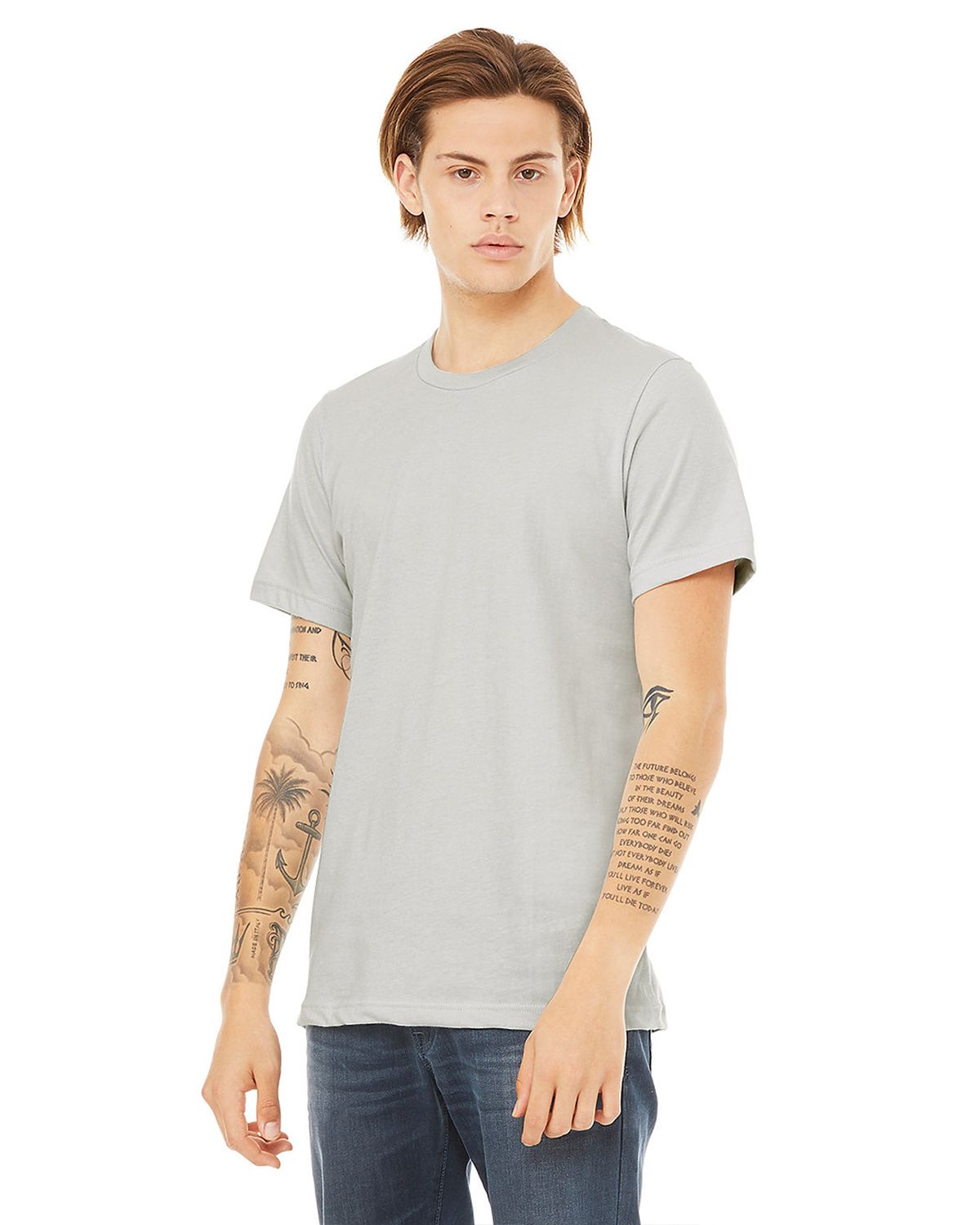 3001 Bella + Canvas Unisex Jersey Short-Sleeve Crewneck Tee 3001 Bella + Canvas Unisex Jersey Short-Sleeve Crewneck Tee - Siide Image