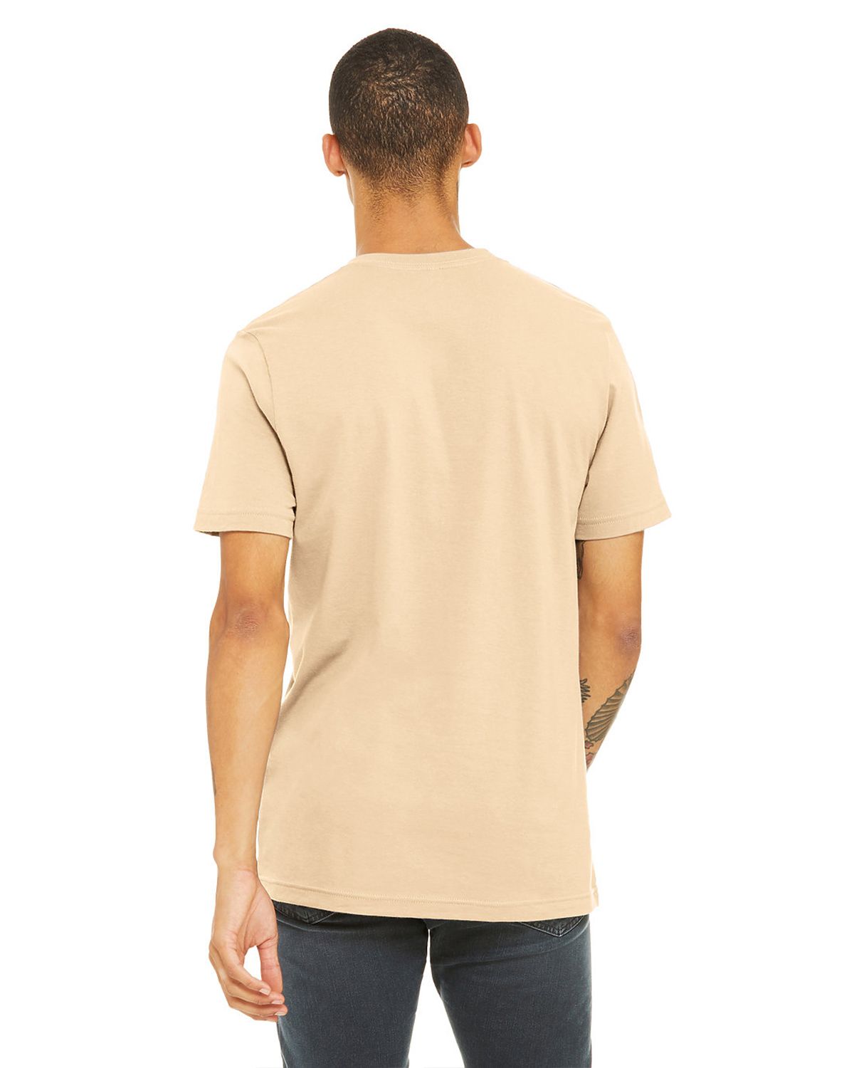 3001 Bella + Canvas Unisex Jersey Tee - Back Image