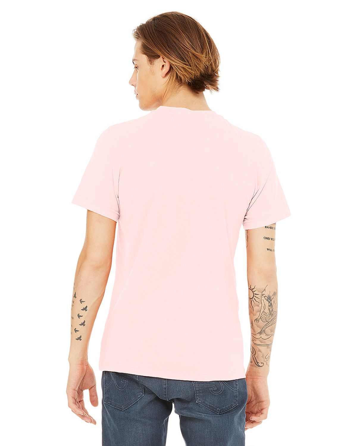 3001 Bella + Canvas Unisex Jersey Tee 3001 Bella + Canvas Unisex Jersey Tee - Back Image