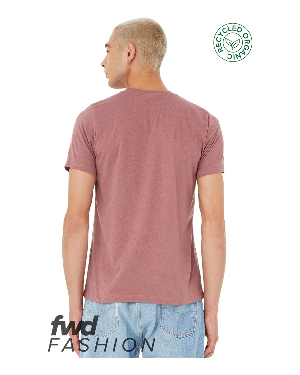 3001RCY Bella + Canvas Unisex Sustainable Organic T-Shirt - Back Image