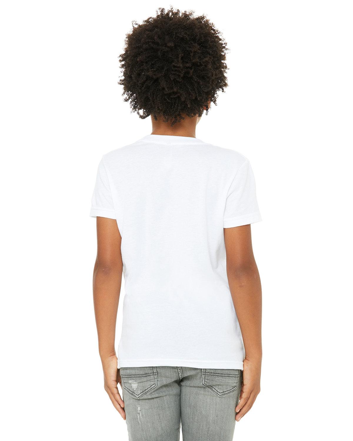 3001YCV Bella + Canvas Youth Heather T-Shirt - Back Image