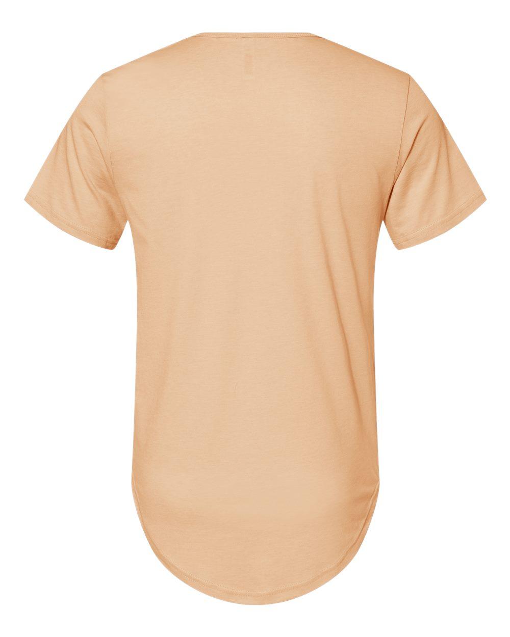 3003 Bella + Canvas Jersey Curved Hem Tee - Back Image