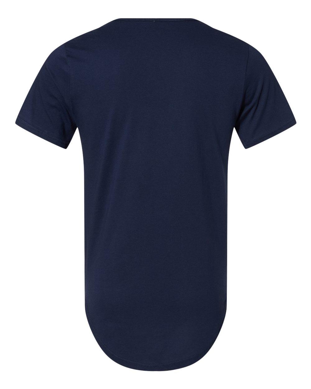 3003 Bella + Canvas Jersey Curved Hem Tee 3003 Bella + Canvas Jersey Curved Hem Tee - Back Image