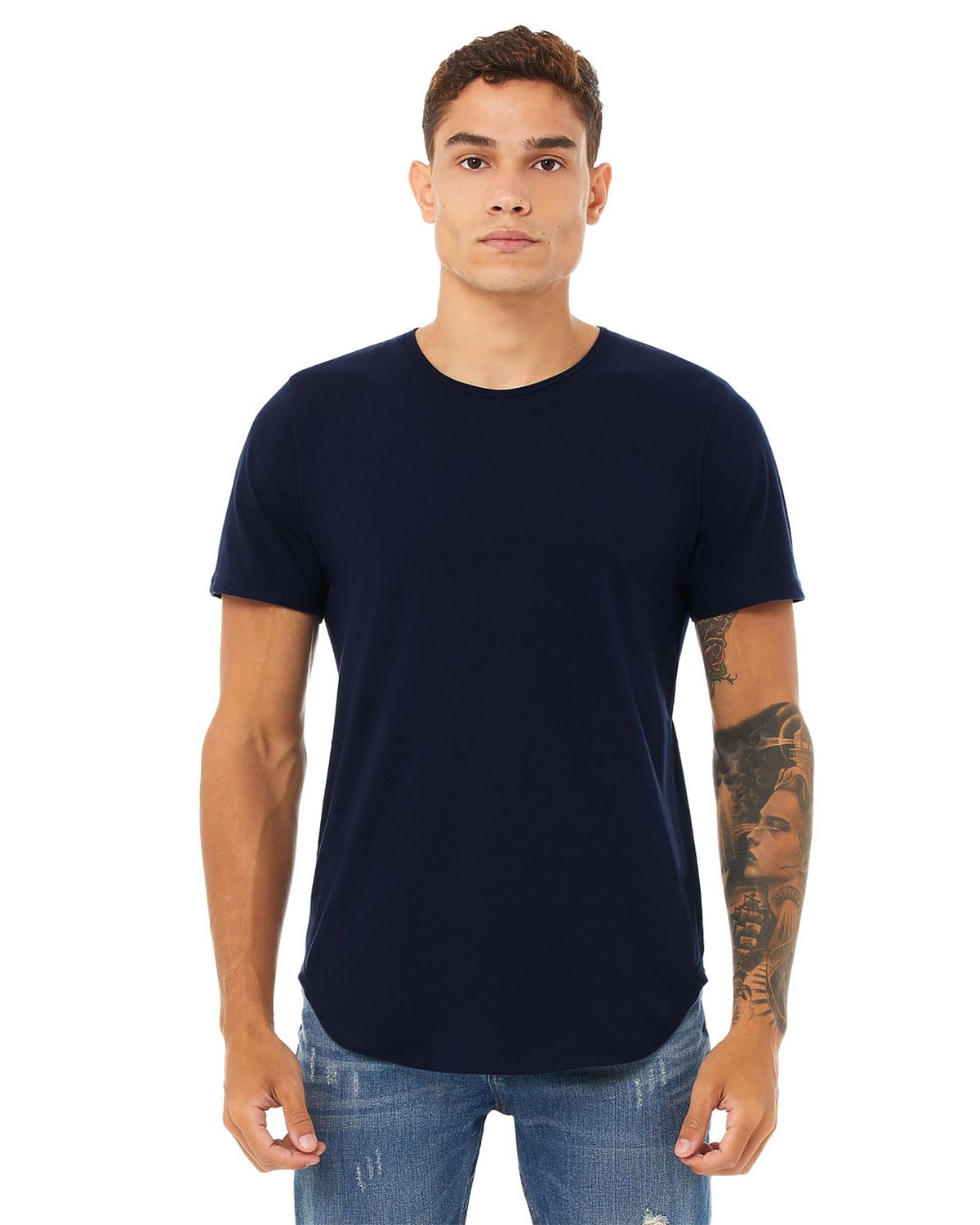3003 Bella + Canvas Jersey Curved Hem Tee 3003 Bella + Canvas Jersey Curved Hem Tee