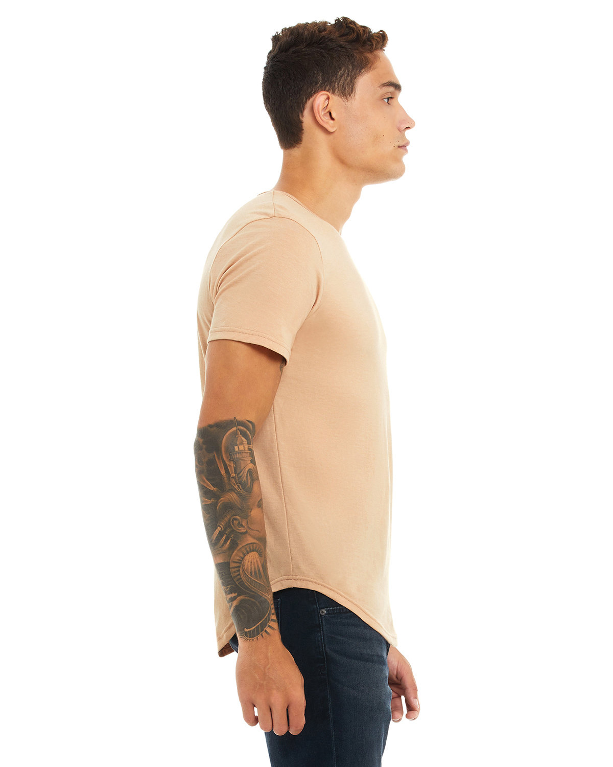 3003C Bella + Canvas Short Sleeve Hem Curved T-Shirt - Siide Image